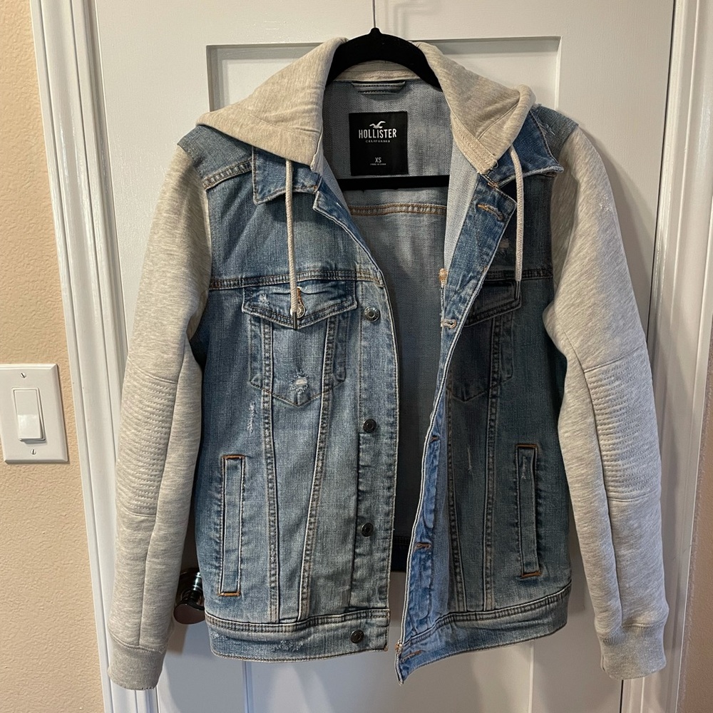Hollister Jean/Sweater jacket for older boys.